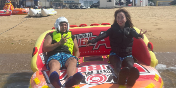 福岡市百道でマリンスポーツ体験・バナナボート・マリンアクティビティ